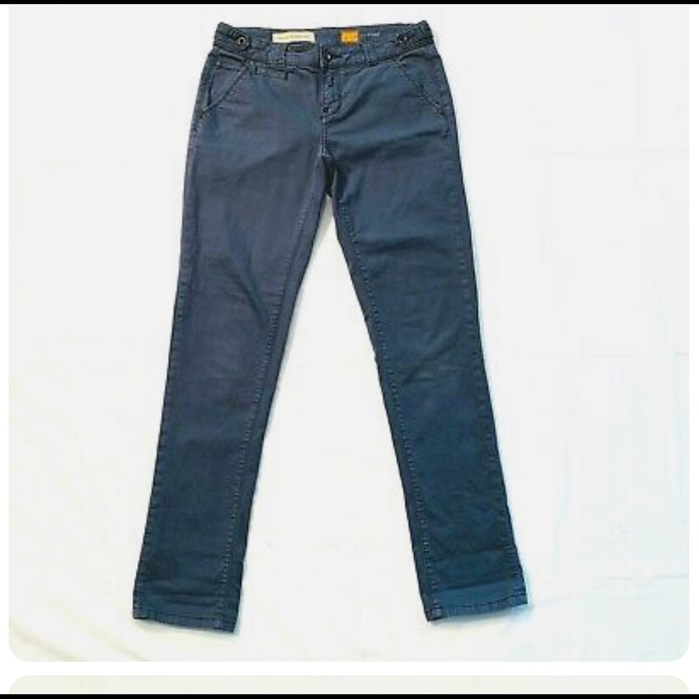 Anthropologie Pilcro and the letter press Hyphen Skinny Pants Chino Low Rise